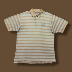 Ashworth Golf Polo Shirt Maderas San Diego Cotton Large Baggy Fit Distressed